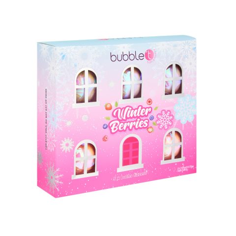 Bubble T Winter Berries Bath Bomb Fizzer 5x100g