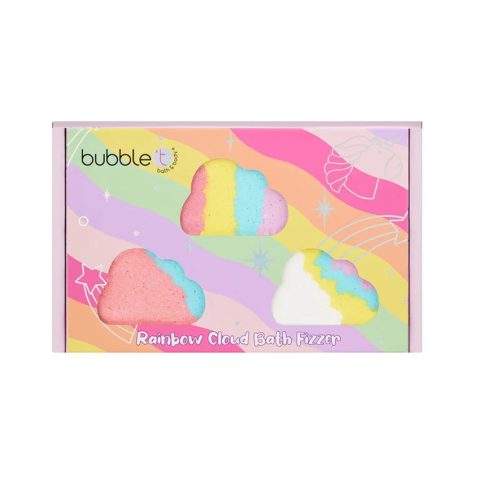 Bubble T Rainbow Cloud Bath Bomb Fizzer Gift Set