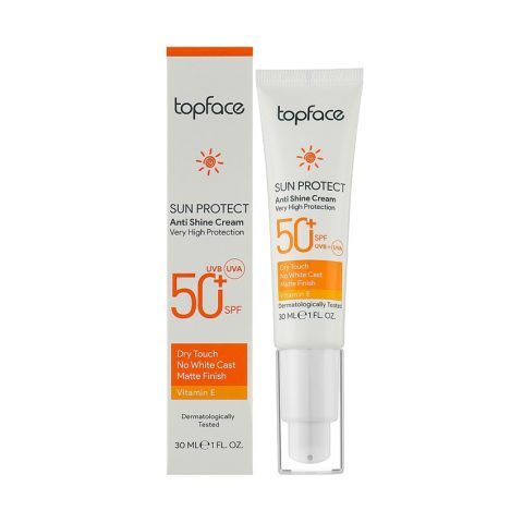 Topface Sun Protect Anti Shine Cream 50 Spf