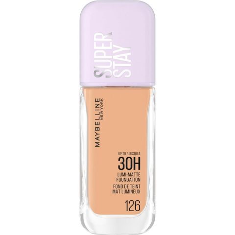 Maybelline New York Super Stay up to 30H Lumi-Matte Foundation – Medium-Full Coverage - Shade 126
