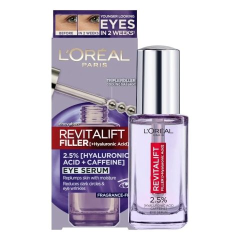 Loreal Revitalift Filler 2.5% Hyaluronic Acid Eye Serum 20ml