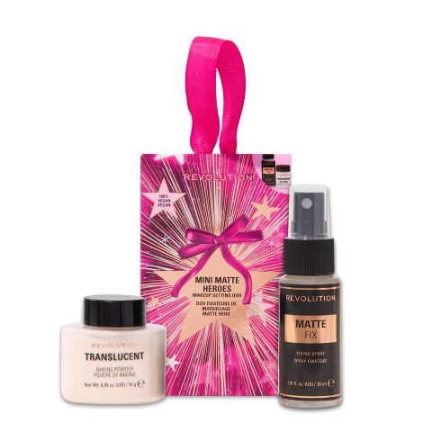 Revolution Mini Matte Heroes Makeup Setting Duo - Gift Set